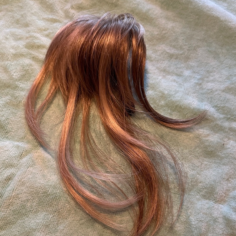 Synthetic Clip-In Hair Extension - Copper Brown